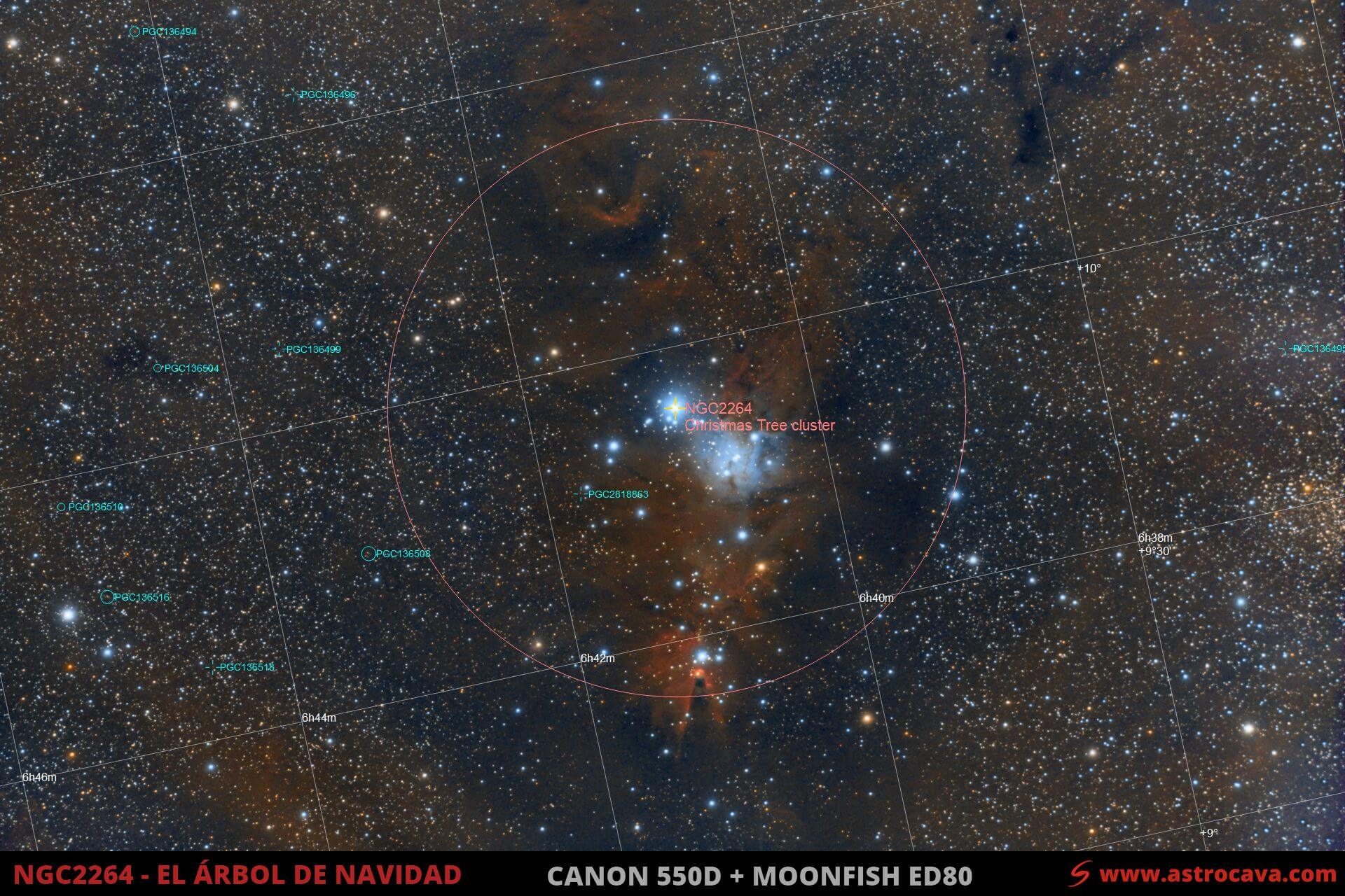NGC2264-Versión anotada